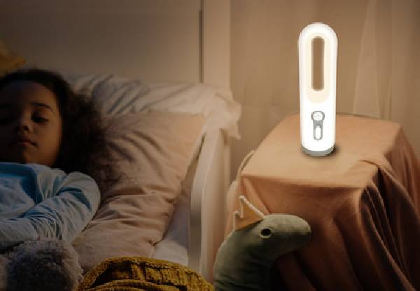 Two-in-One Rechargeable Night Light with Motion Sensor