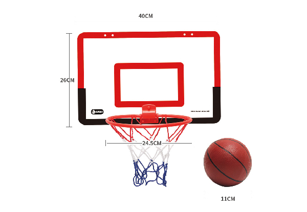 Portable Foldable Basketball Hoop Toy Kit - Two Colours Available