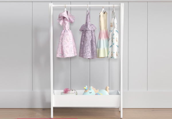 Kids Coat Rack with Storage