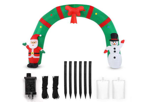 Solight LED Inflatable Snowman Arch