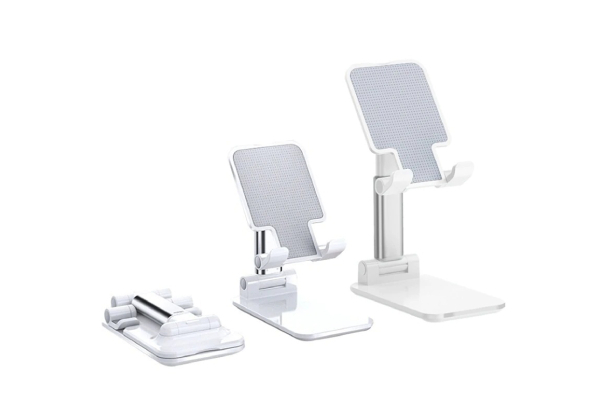 Adjustable Phone & Tablet Mount Holder Compatible with iPhone & iPad - Two Colours Available