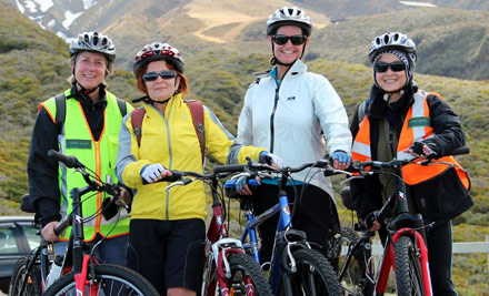 $85 for Two People for a Mt Taranaki Cycle Experience incl. Transport, Bike Hire & a $20 Cafe Voucher – Dawson Falls or Plateau or $135 to incl. One Night's Accommodation & Breakfast at Stratford Heritage Lodge (value up to $220)