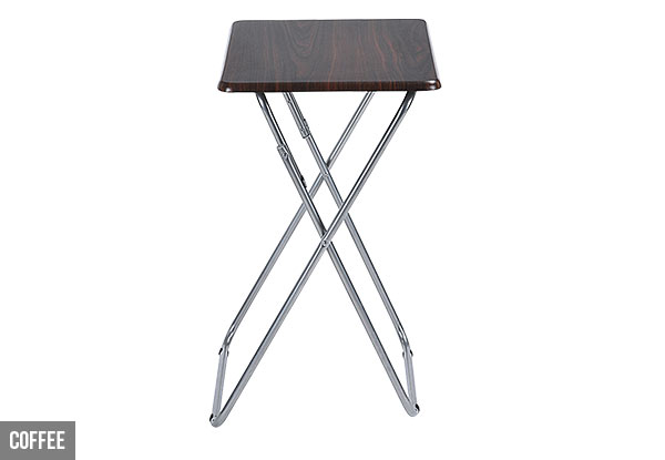 Folding Tray Table - Four Colours Available