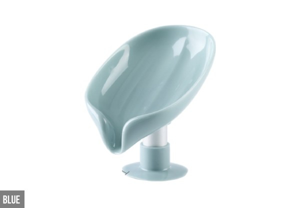 Two-Pack of Self Draining Soap Holders with Suction Cups - Two Colours Available