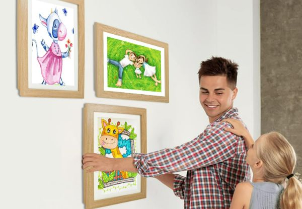 Kids Artwork Picture Frame - Three Colours Available