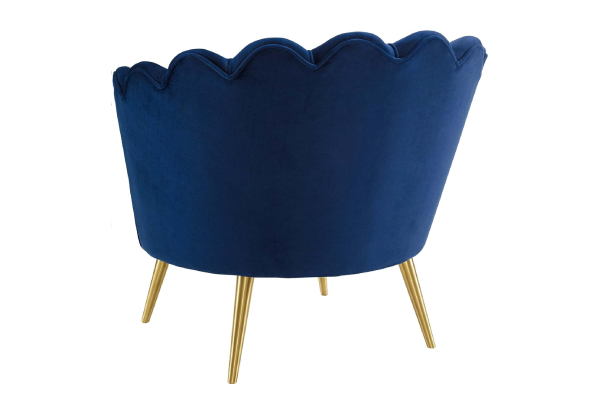 Mid-Century Velvet Accent Chair - Available in Three Colours