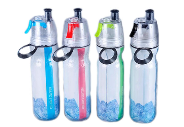 Mist N' Sip Drinking Bottle - Four Colours Available