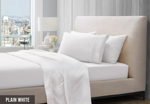 Bedding N Bath 1200TC Pure Egyptian Cotton Sheet Set - Available in Four Colours & Three Sizes