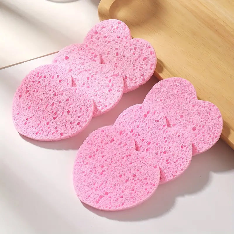 50-Piece Facial Cleansing Sponge - Two Colours Available