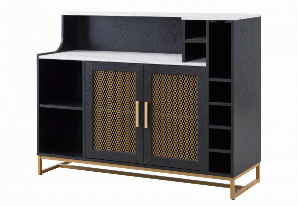 Two-Tone Modern Wine Cabinet