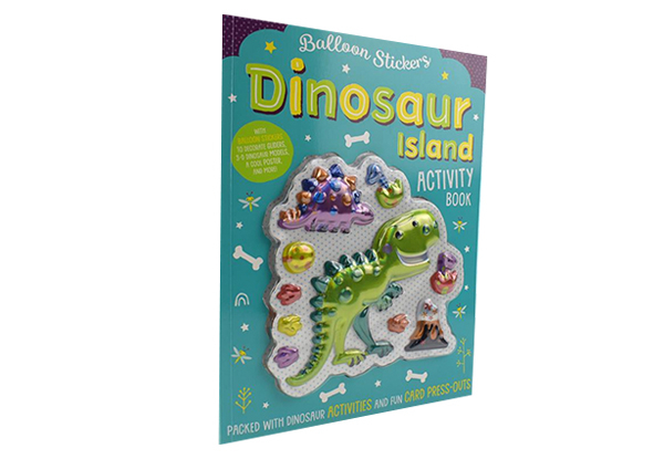 Unicorn & Dinosaur Island Balloon Sticker Activity Books