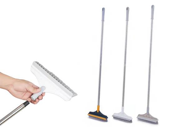 Two-in-One Floor Crevice Cleaning Brush - Available in Three Colours & Option for Two-Pack