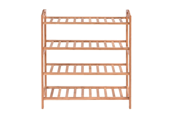 Levede Four-Tier Bamboo Storage Shelving
