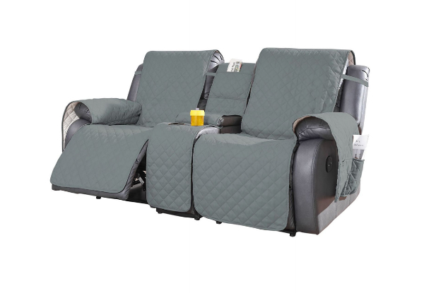 Recliner Loveseat Cover with Console - Four Colours Available