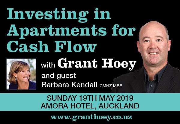Two Tickets to Investing in Apartments for Cashflow Seminar on Sunday 19th May at the Amora Hotel