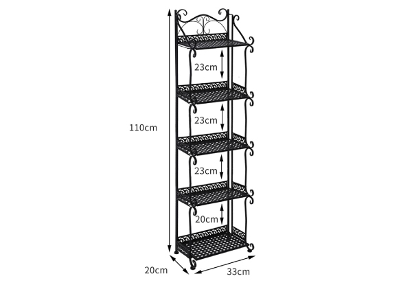 Levede Flower Pot Plant Rack Stand - Available in Two Colours & Three Options