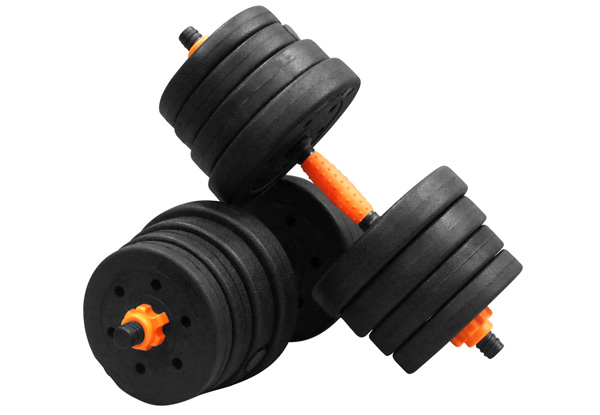 Two-in-One Dumbbell Barbell Set