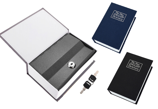 Dictionary Book Safe Key Locker - Available in Two Colours & Option for Two-Pack