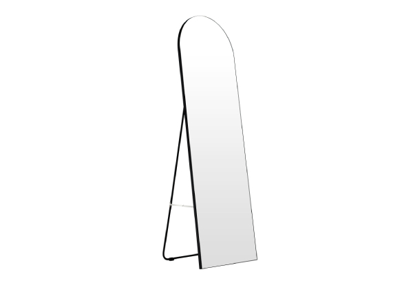 Full-Length Arch-Shaped Mirror with Removable Stand