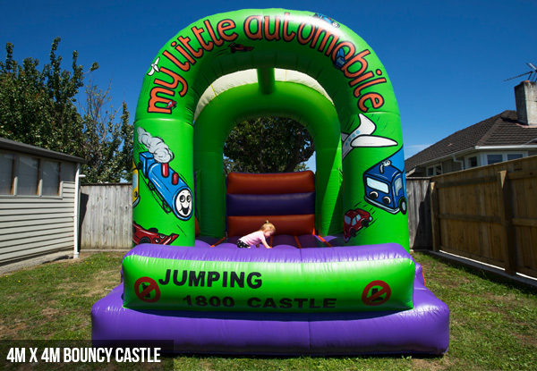 Four-Hour Bouncy Castle Hire incl. Installation & Pack Out  - Option with Slide