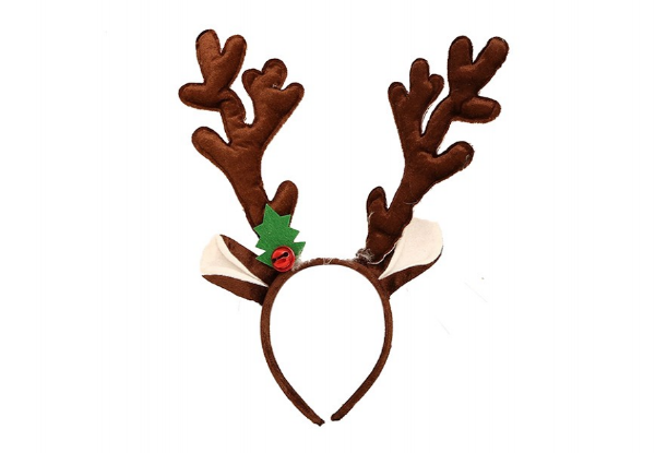 Christmas Deer Headband - Option for Two-Pack