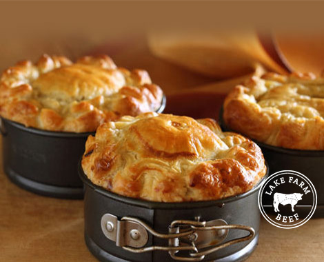 $47 for Eight 250g Award-Winning Lake Farm Gourmet Pies incl. North Island Delivery