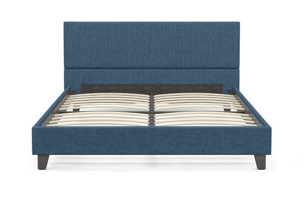 Banff Linen Bed Frame with Headboard - Available in Four Colours & Two Sizes