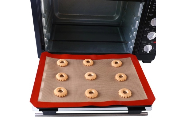 Two-Pack Non-Stick Silicone Baking Mats - Two Colours Available