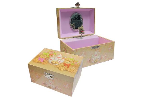 Teddy Bears Picnic Musical Jewellery Box with Free Delivery