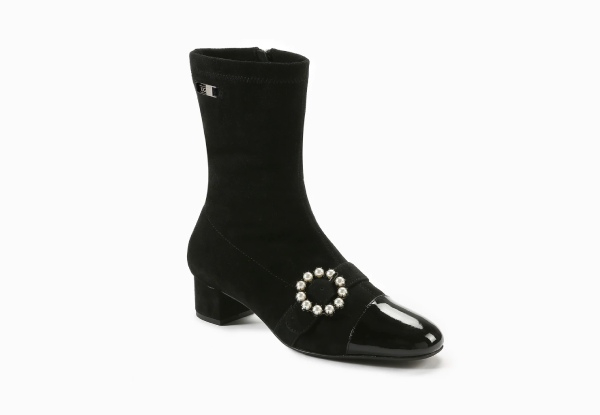 Ugg Journee Black Ankle Boots - Six Sizes Available