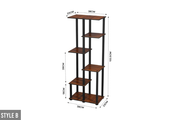 Six-Tier Plant Stand - Two Styles Available