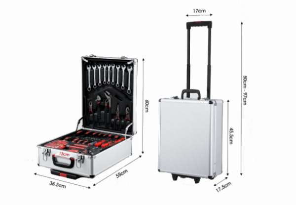 960-Piece Tool Kit Trolley Case Toolbox Organiser - Two Colours Available