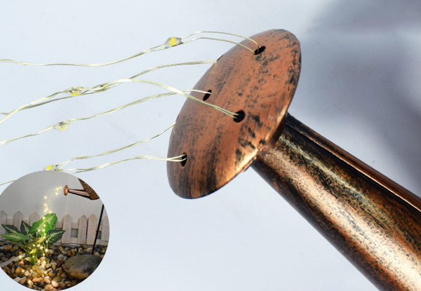 Metal Solar Watering Can Lights