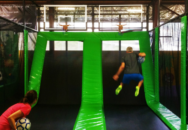 One Hour of Indoor Trampolining & Jumperama Non-Slip Socks - Newtown Location Only