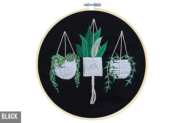 DIY Embroidery Cross Stitch Kit for Beginners - Five Colours Available