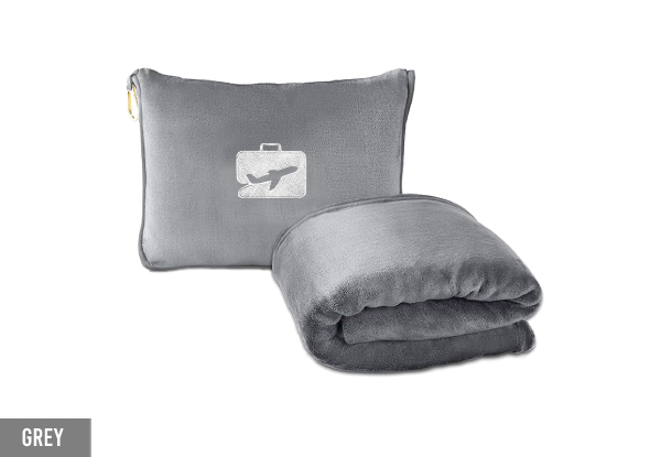 Travel Blanket with Soft Storage Bag - Available in Five Colours