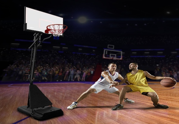 Genki Adjustable & Portable 2.3-3.05m Basketball Hoop Stand