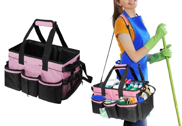 Cleaning Caddy with Waist & Shoulder Strap - Two Colours Available