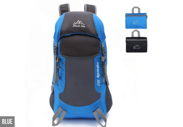 Foldable Waterproof Travel Backpack - Three Colours Available