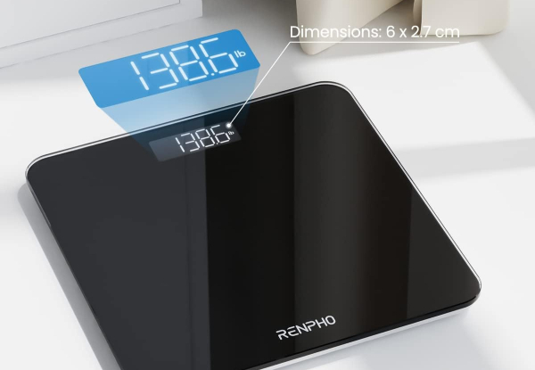 Renpho Digital Bathroom Scale Black