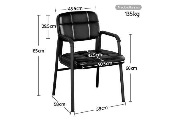 Two-Piece Office Guest Chair