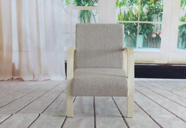 Flax & Wood Armchair