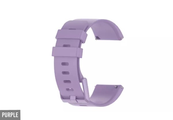 Silicone Replacement Band  Compatible with Fitbit Versa - Eight Colours & Two Sizes Available & Option for Two-Pack