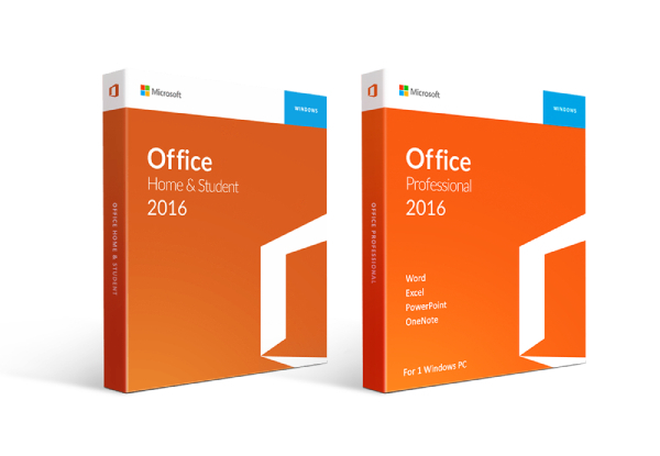 Microsoft Office Software Home & Office or Professional Plus - Four Options Available