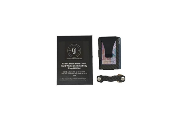 RFID Credit Card Wallet & Smartkey Gift Set