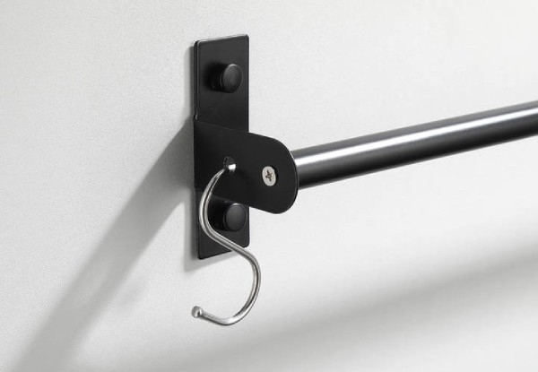 Matte Black Stainless Steel Towel Rail - Two Sizes Available