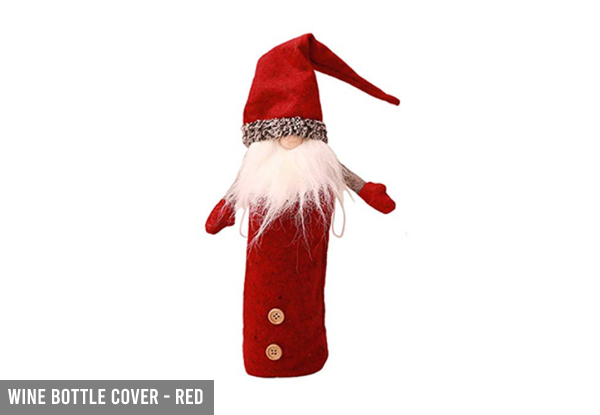 Christmas Santa Decoration Range - Two Options & Three Colours Available