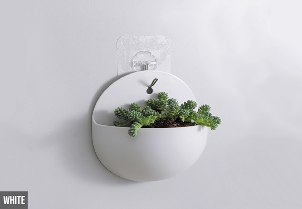 Wall-Mounted Planters - Option for Four or Eight - Two Colours Available