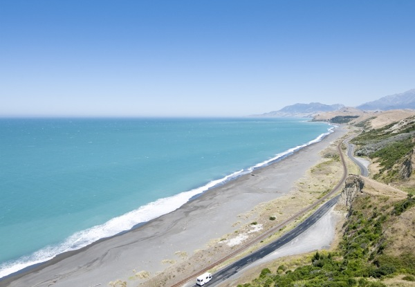 Per-Person, Twin-Share, Six-Day TranzApline Crossing & Top of the South Escape Package incl. Car Hire, Five Nights Accommodation, TranzAlpine Rail Journey, Wine Tasting, Mail Boat Cruise, Whale Watching & More