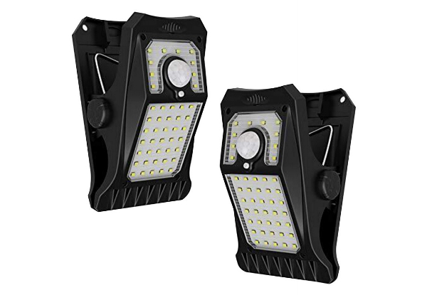 45-LED Outdoor Clip Motion Sensor Light - Available in Two Colours & Option for Two-Pack